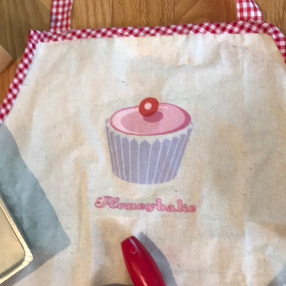 Toy baking set with apron - Picture 3 of 6